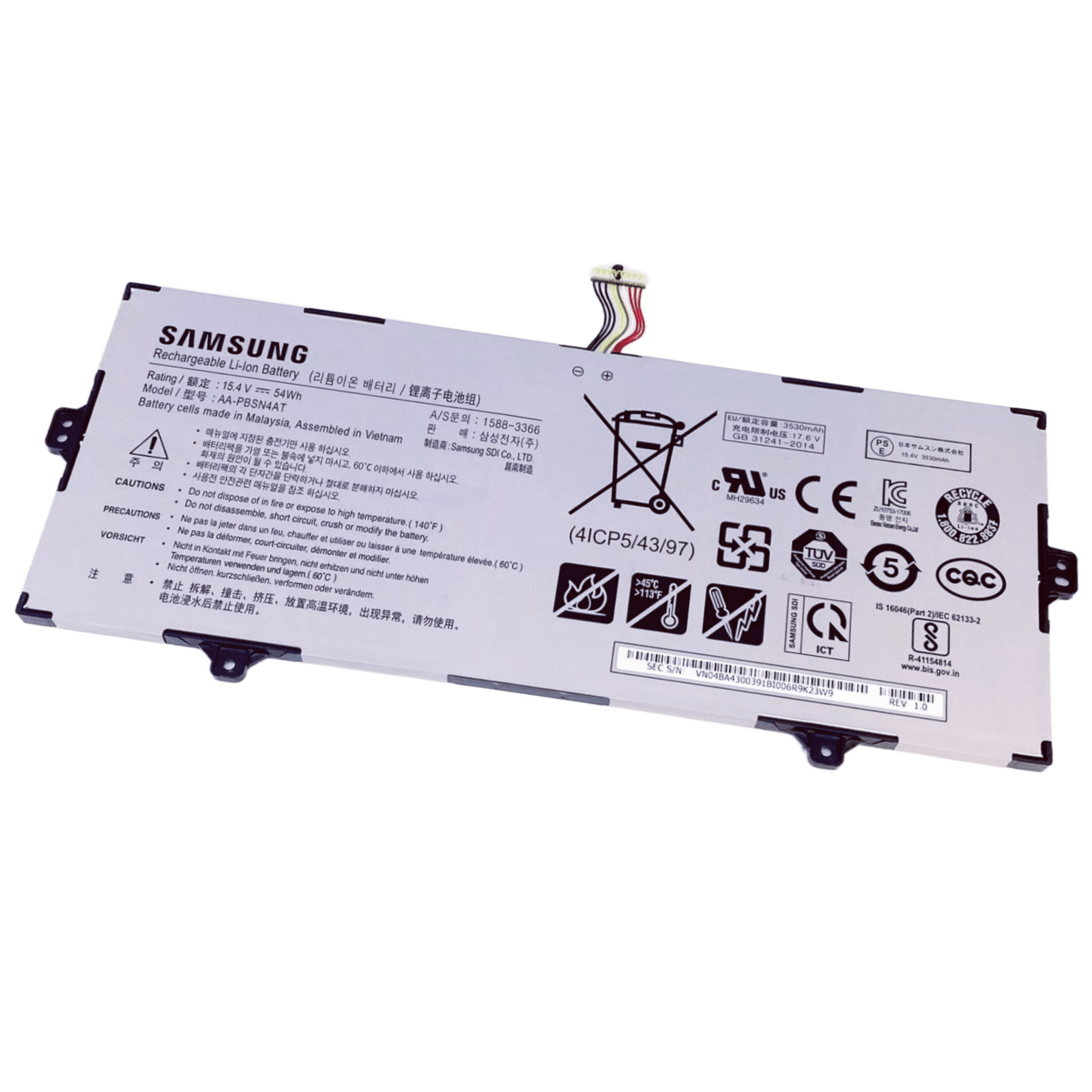 Genuine AA-PBSN4AT Battery for SAMSUNG Galaxy Book NP750TDA-XD1US NP750TDA-XD2US