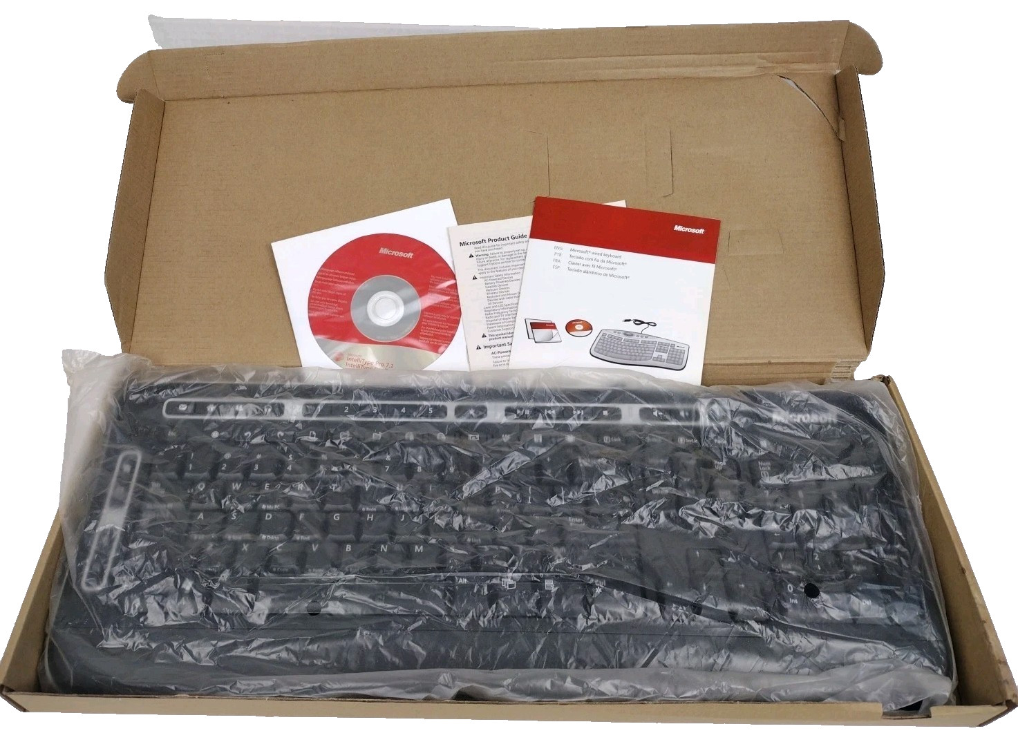 Microsoft Digital Media Keyboard 3000 Wired Model 1343 New Open Box