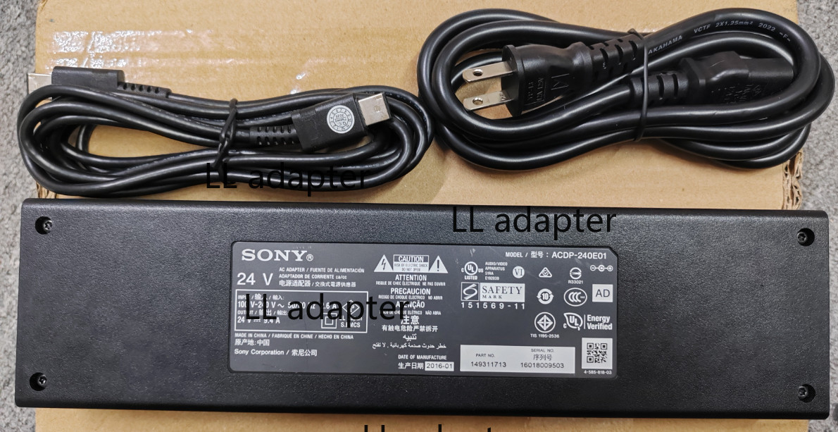 Genuine 24V9.4A 240W ACDP-240E01 For Sony KD-55X9300E KD-65X9000E LCD TV Charger