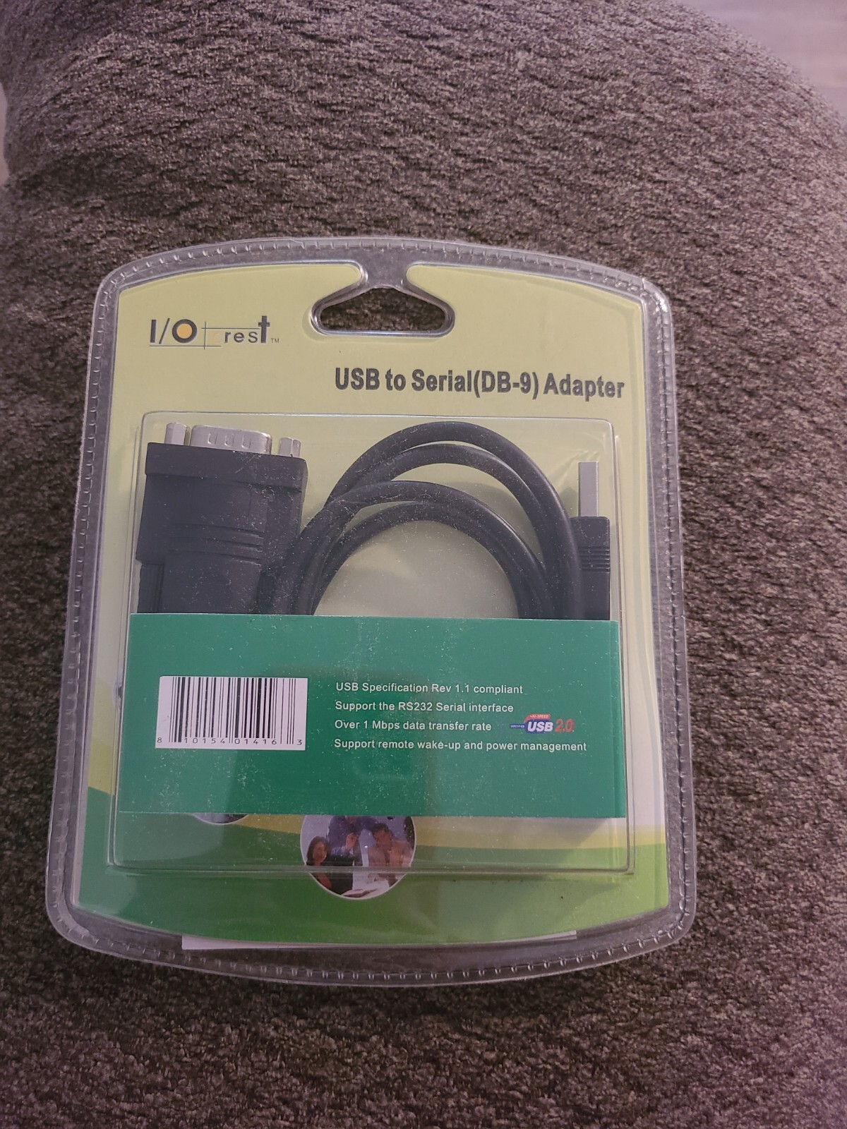 I/O Crest, USB to serial (DB-9) Adapter
