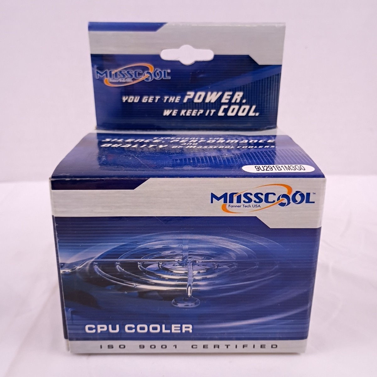 Masscool Fanner Tech USA CPU Cooler ISO 9001 Certified 9U291B1M3G0 New in Box