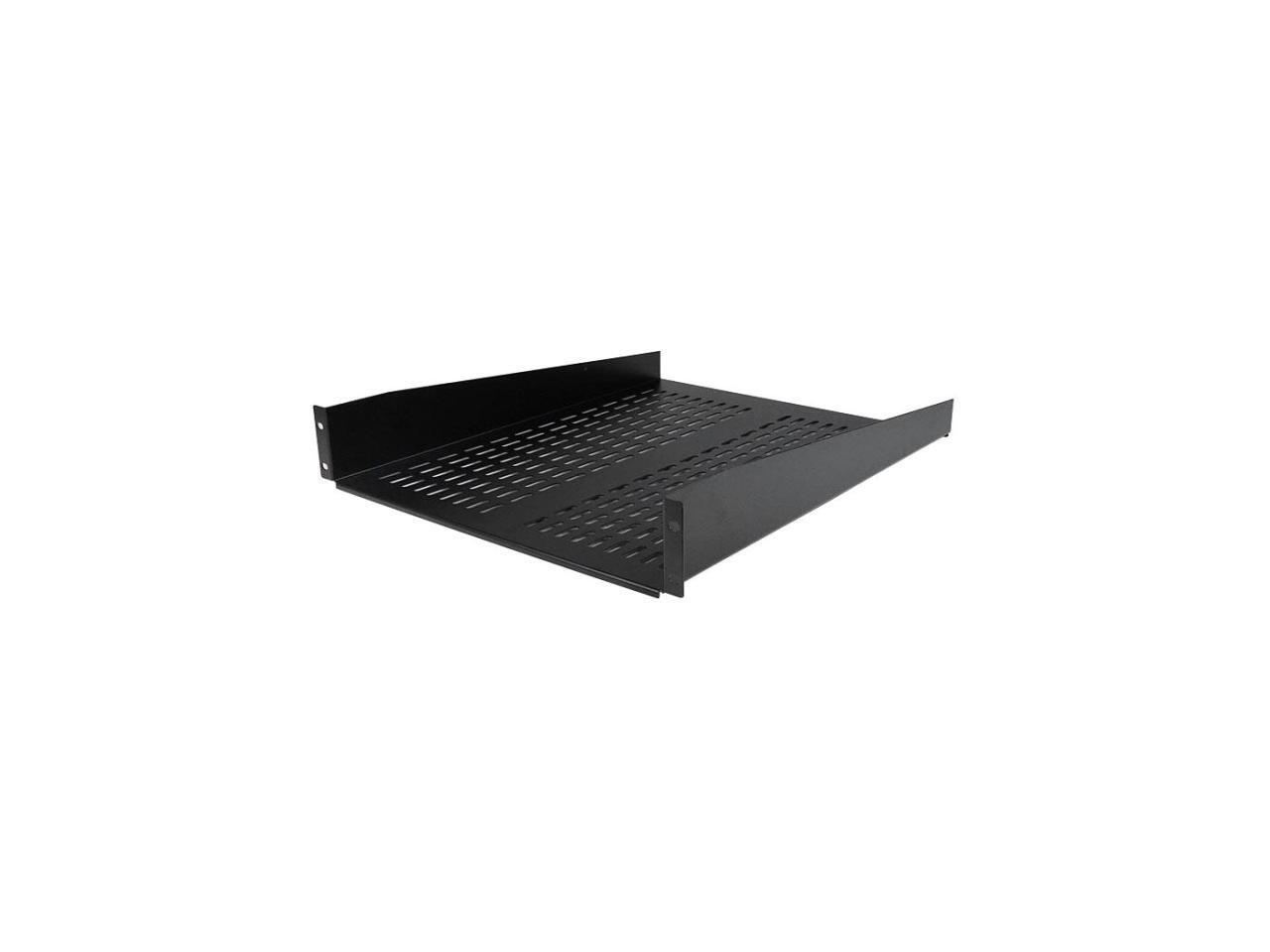 StarTech.com CABSHELF22V 2U 22 in Vented Rack Mount Cantilever Shelf - Fixed Ser
