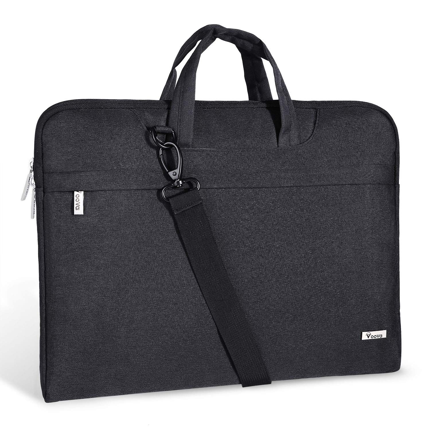Voova 17.3-17 Inch Laptop Sleeve with Handle, MacBook Sleeve, Black