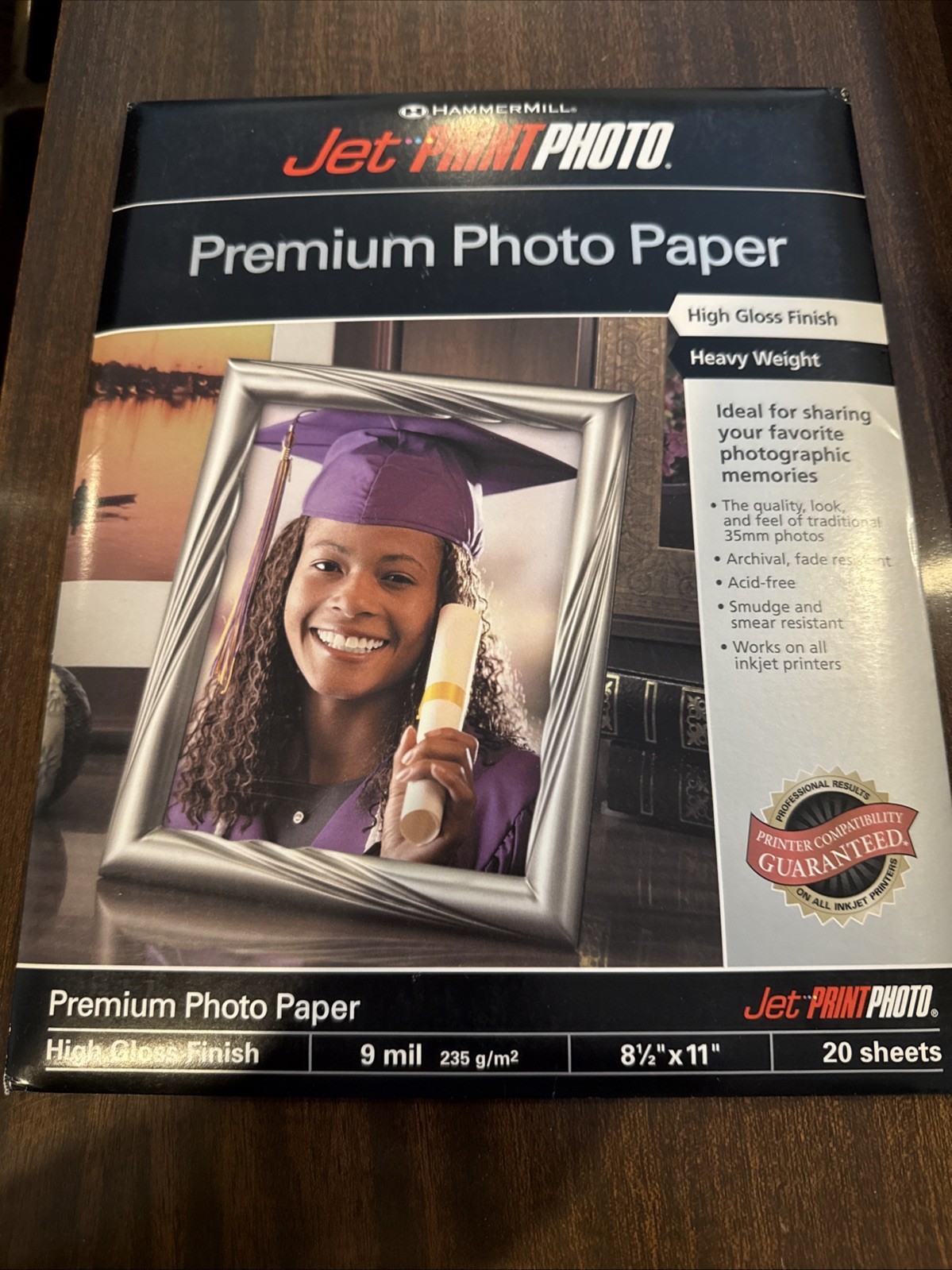 HAMMERMILL PREMIUM HIGH GLOSSY PHOTO PAPER - 8.5x11  New