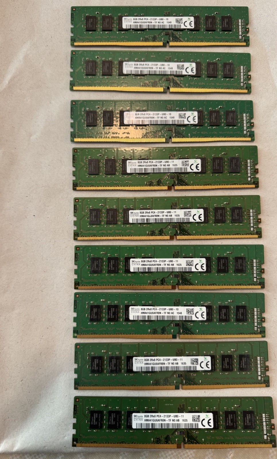 SK hynix 8GB DDR4-2133 PC4-2133P Desktop RAM Memory HMA41GU6AFR8N-TF