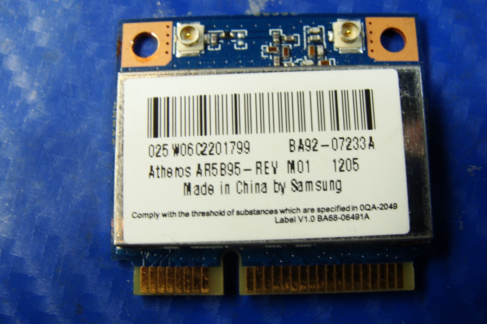 Samsung 17.3" NP305E7A Genuine Laptop WIFI Wireless Card BA92-07233A GLP*