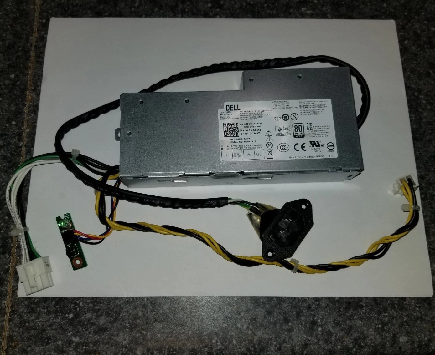 Dell Optiplex 9020 AIO Power Supply L200EA-01 0CJ4XJ Lite-on Switching