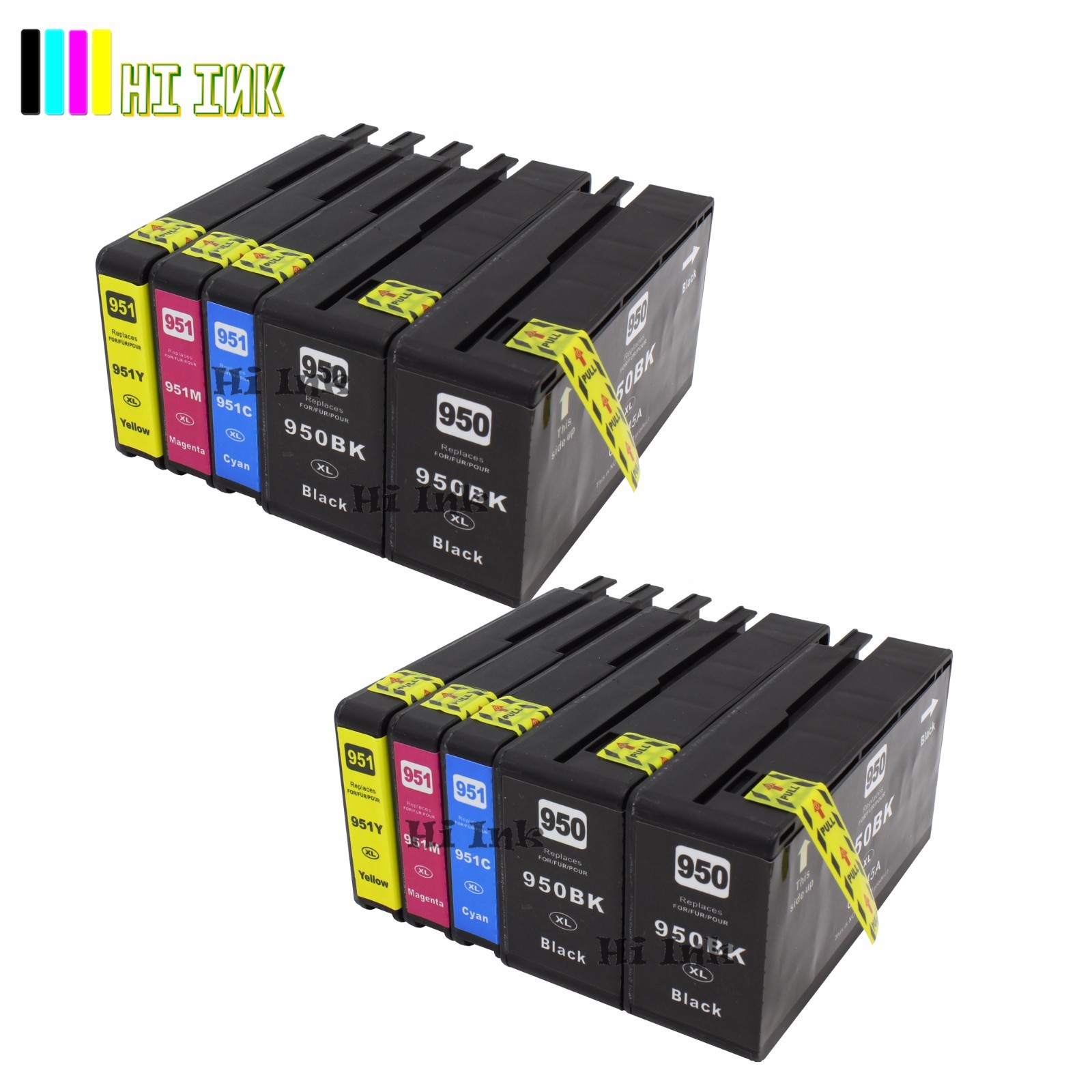 10 PK Replacement ink for HP 950XL 951 XL OfficeJet Pro 8100 8600 8610 8620 8630