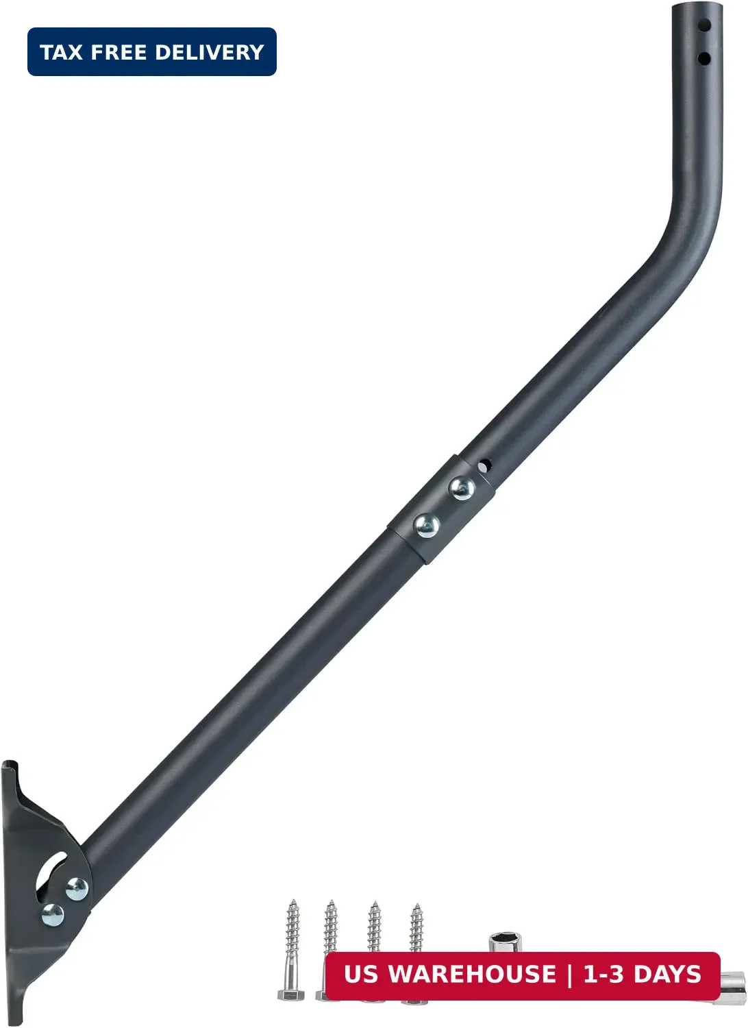 CEKAY Antenna Mount J-Pole 1.5x35in for Antenna, Weather Station & Starlink
