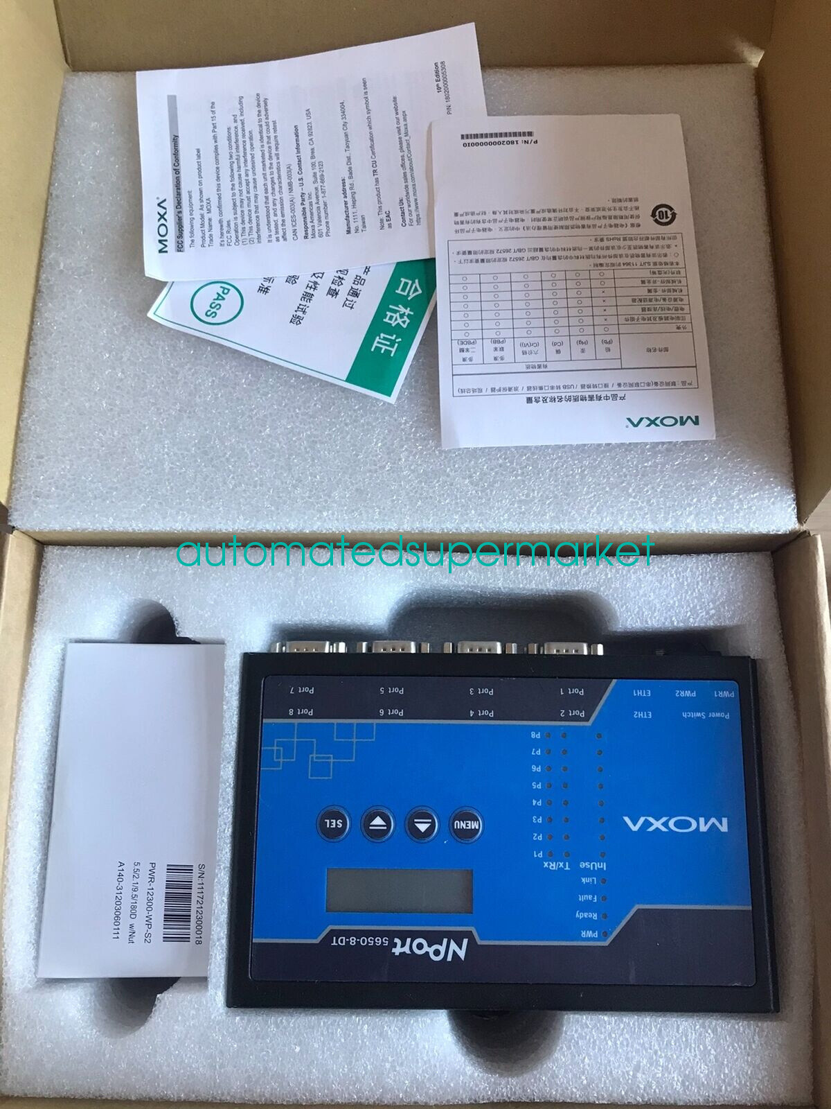 1PCS NEW NPort 5650-8-DT Industrial gateway Shipping by DHL/FedEX