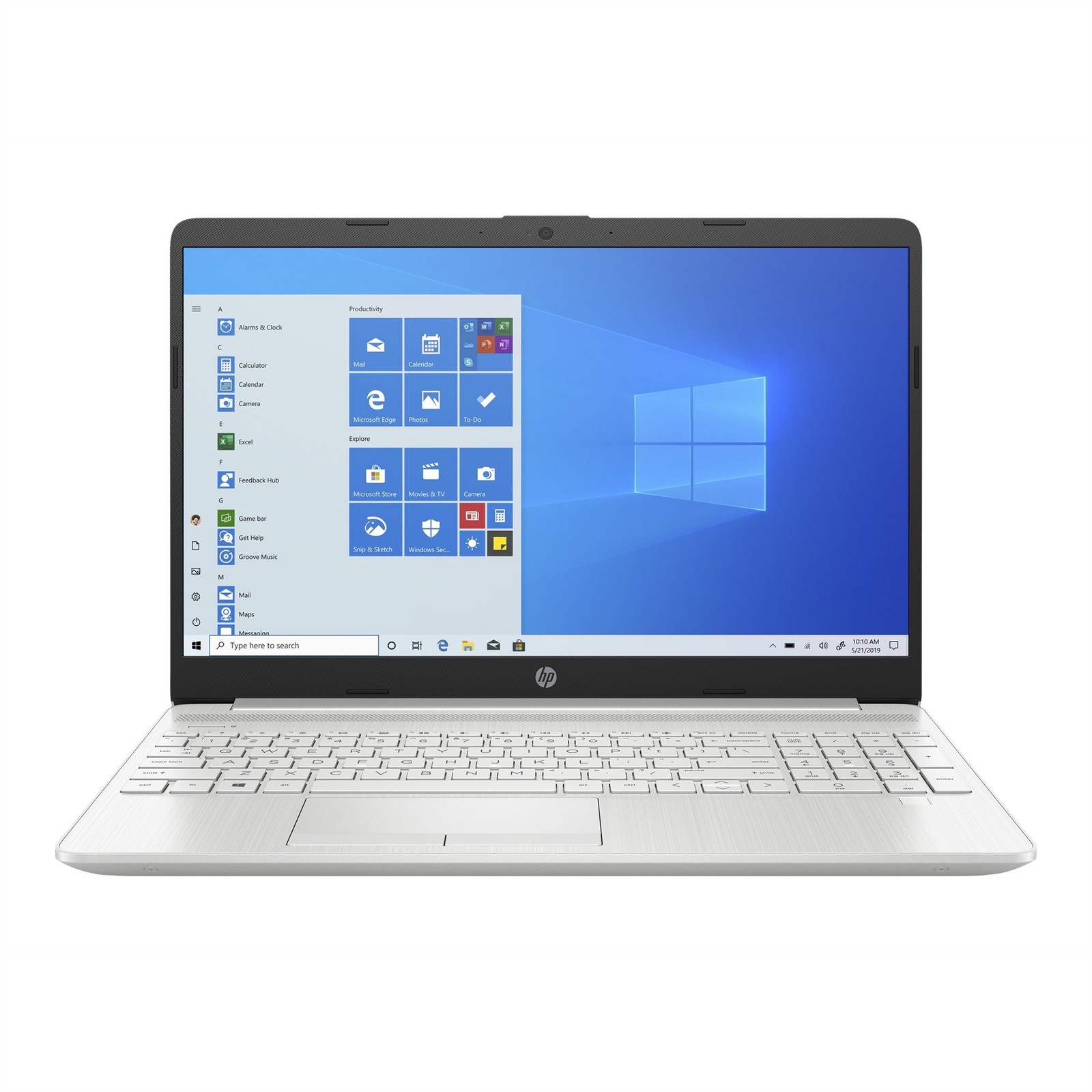 HP 15-DW0000 15.6" 8GB 256GB, Natural Silver