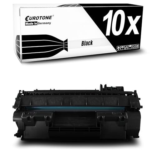 Eurotone 10 Pack Black Toner Cartridge Compatible with HP Q5949A