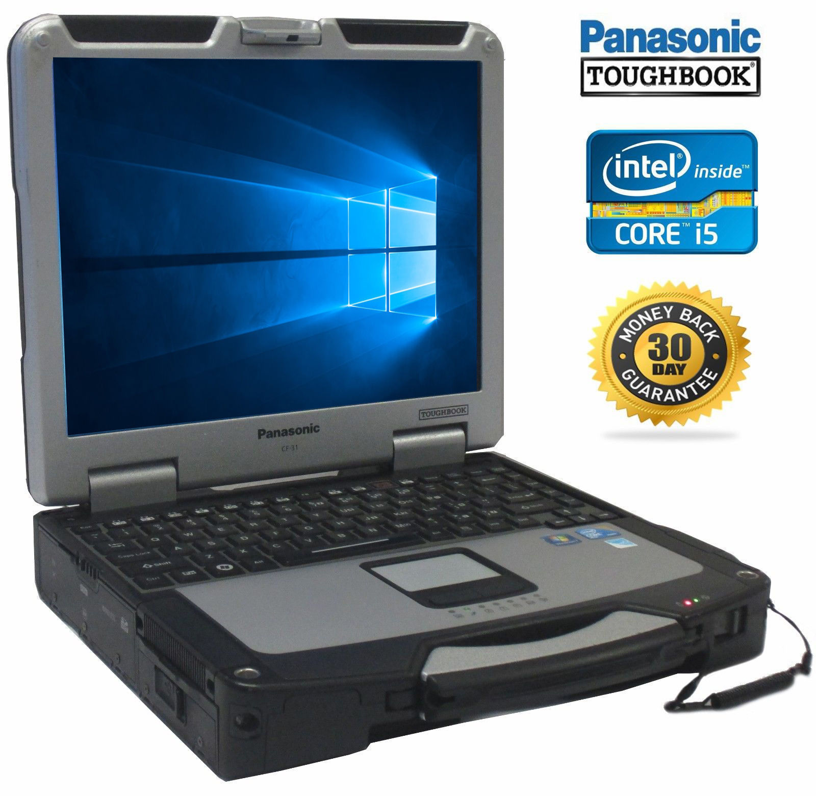 Panasonic toughbook CF-31 MK1 Core i5 2.4ghz 8GB 500GB  DVDR-W Rugged Win7 Gobi