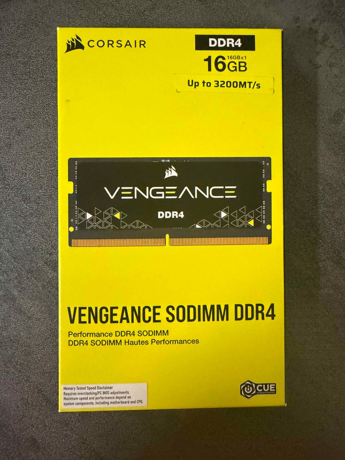 Corsair Vengeance 16GB (1 x 16GB) PC4-25600 (DDR4-3200) Memory