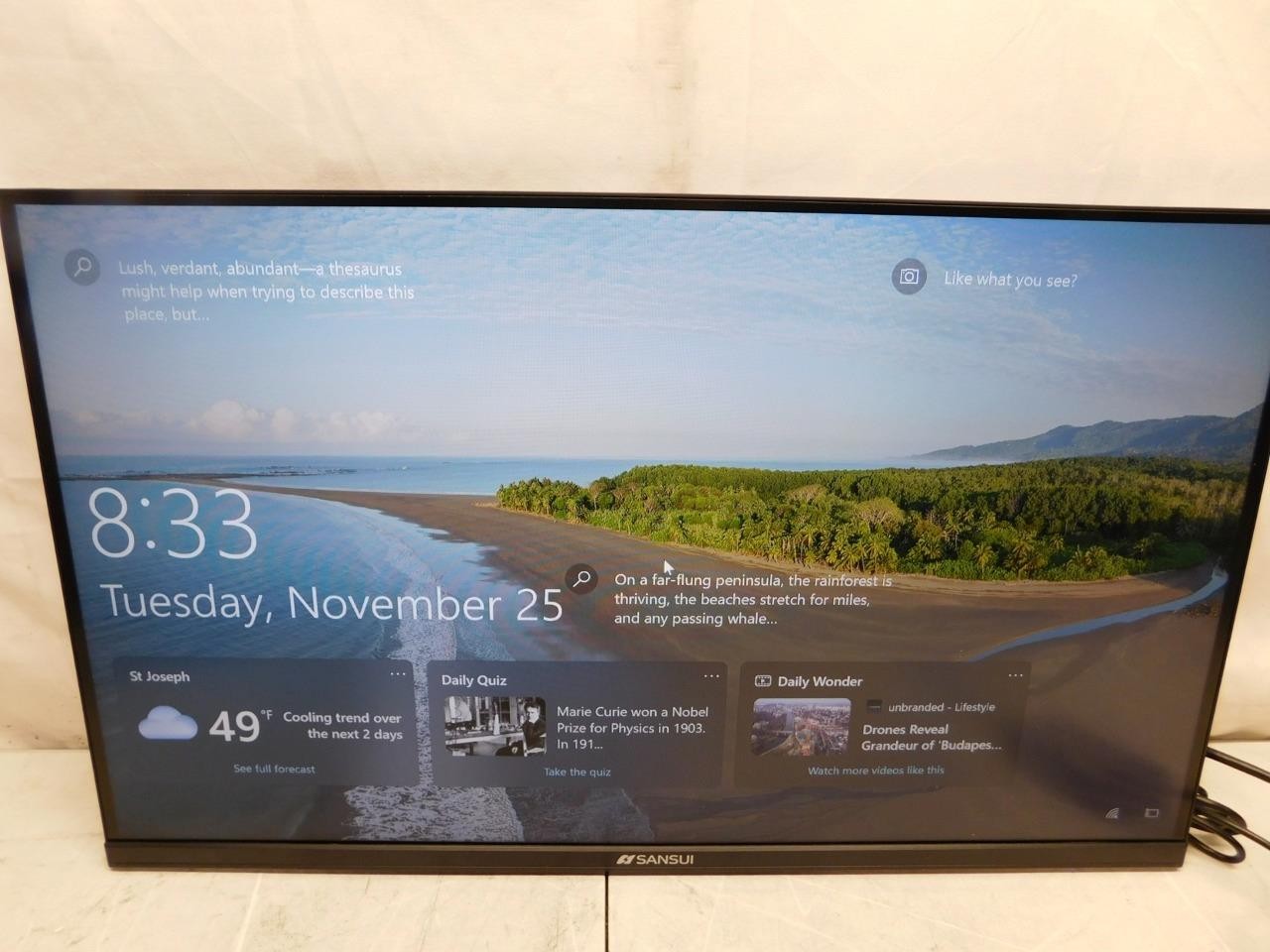 SANSUI MONITOR 27" F1 Full HD Monitor ES-27F1 #D21
