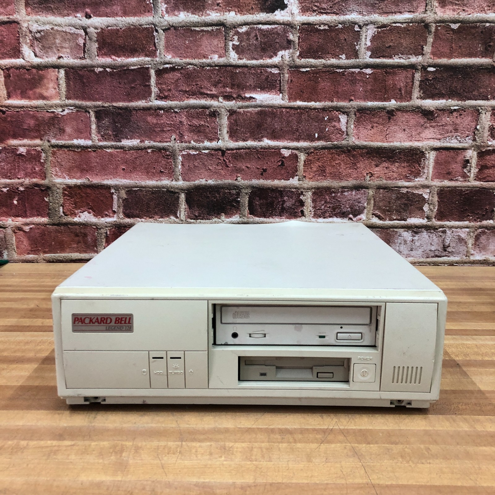 Vintage Packard Bell Legend 128 ATX Retro Gaming PC 486SX 25MHz w/HDD & Drives
