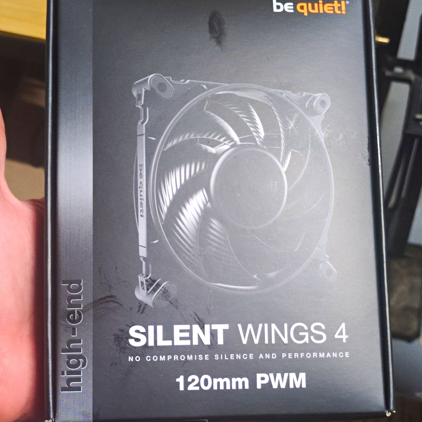 be quiet Silent Wings 4 BL093 120mm PWM 4-Pin Case Fan 1600RPM Black