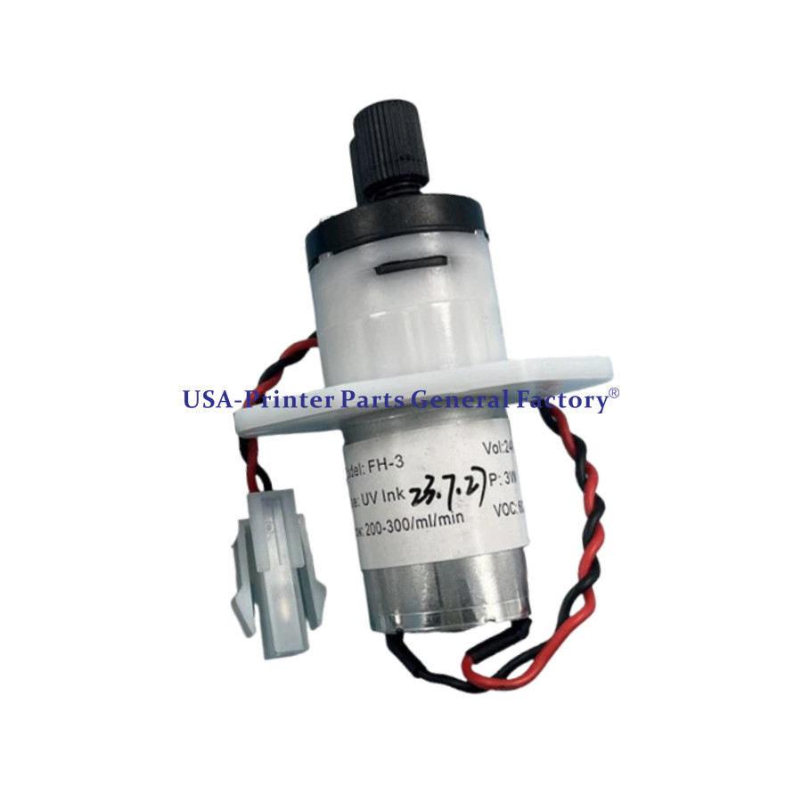 2PCS X Inkjet Printers UV Ink Pump DC 24V 3W 200-300ml min FH-3 Ink Pump