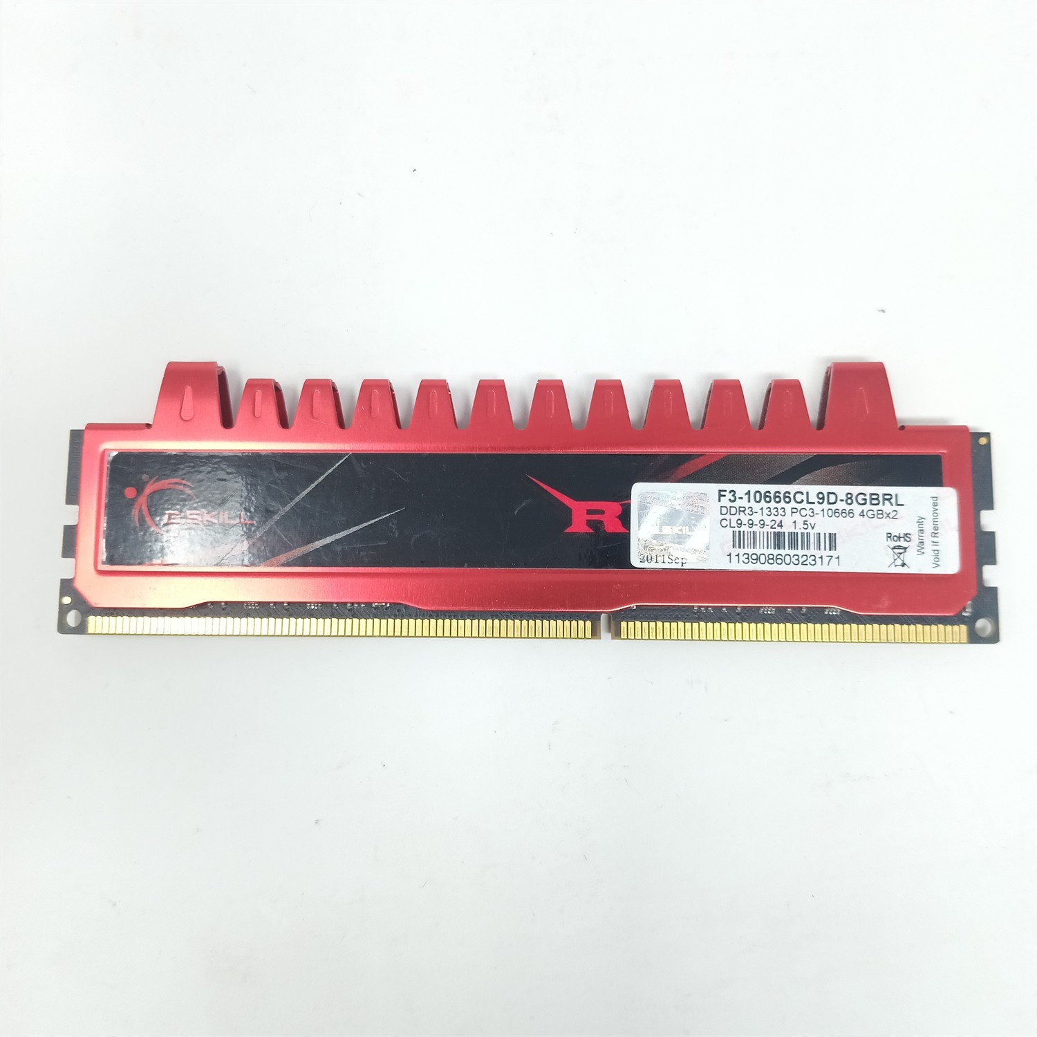 G.Skill Ripjaws 4GB DDR3 1333MHz PC3-10666 Desktop RAM F3-10666CL9D-8GBRL