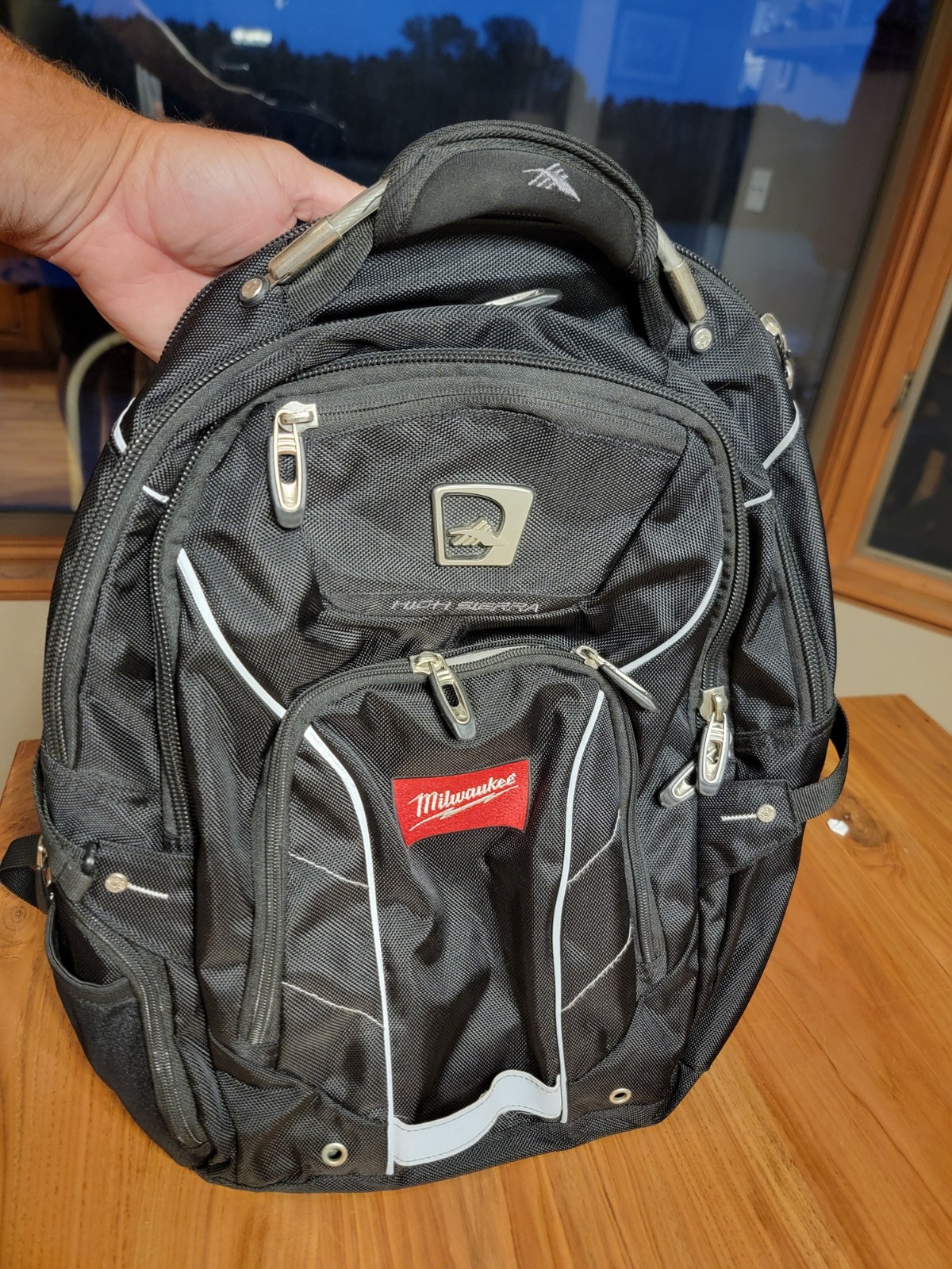 Custom Milwaukee Tools High Sierra Elite Fly-By 17" computer laptop backpack