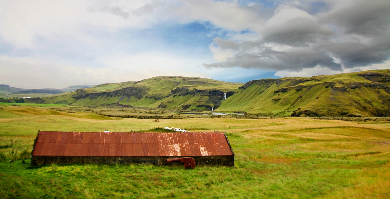Landscape iceland nature nordic Custom Gaming Mat Desk