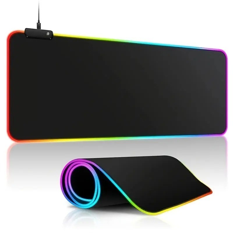 RGB LED Extra Large Soft Gaming Mouse Pad Extended Glowing Desk Mat 60X30cm USA