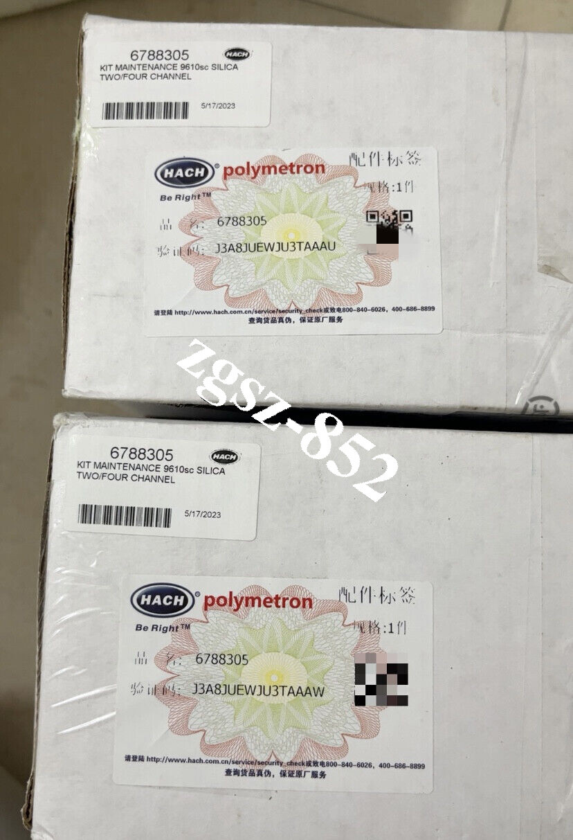 1PC HACH 6788305 9610SC Silicon Instrumentation Maintenance Kit New FedEx or DHL