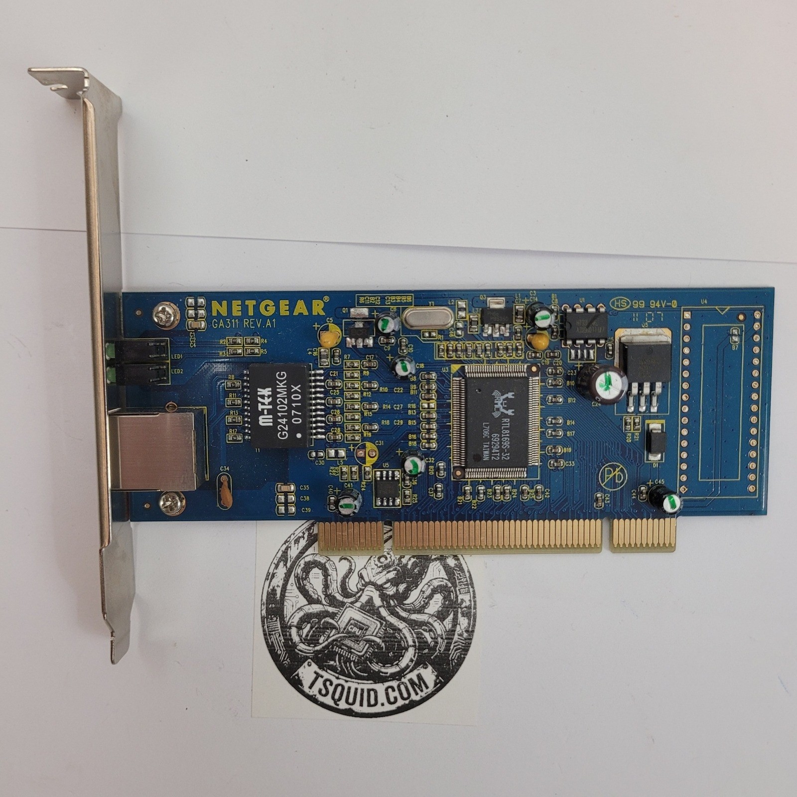 Netgear GA311 Gigabit Ethernet PCI Adapter Card 10/100/1000 Mbps Rev A1