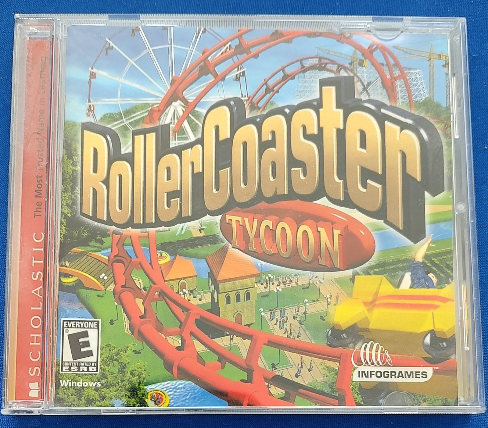 Roller Coaster Tycoon  Original CD Software Infogrames Win 95/98 - BOGO