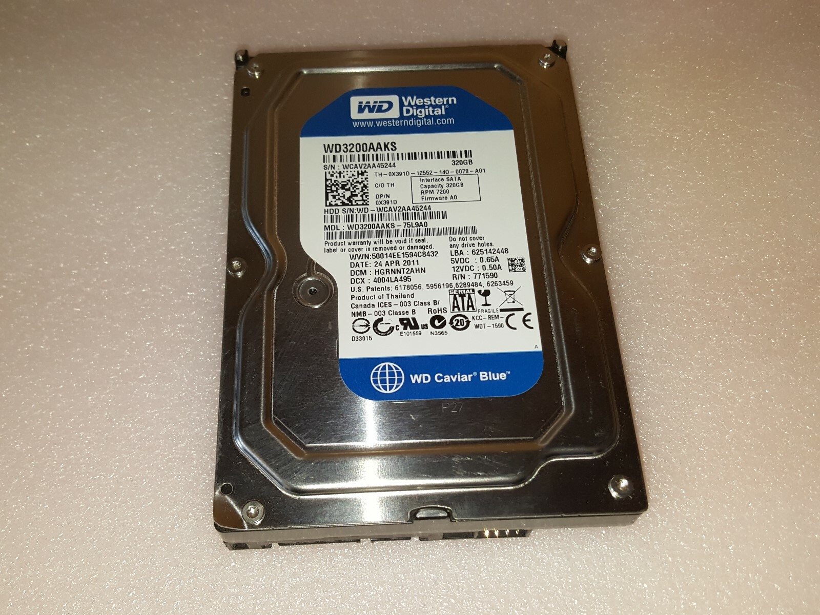 HP Pavilion HPE-541F 320GB SATA Hard Drive with Windows 10 Home 64-Bit