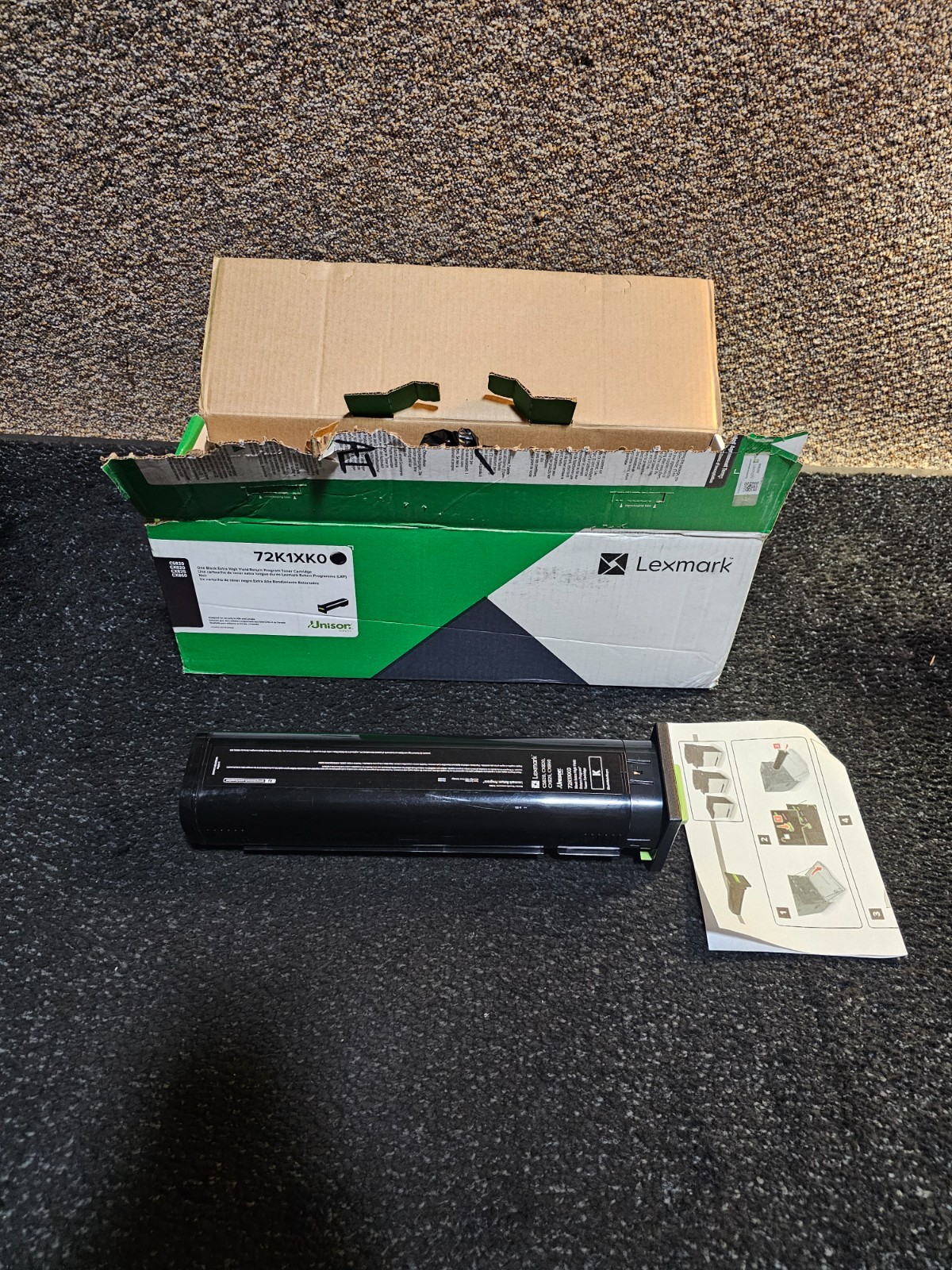Lexmark 72K1XK0 Toner Cartridge Black Extra High Yield For CS820 CX820 CX825