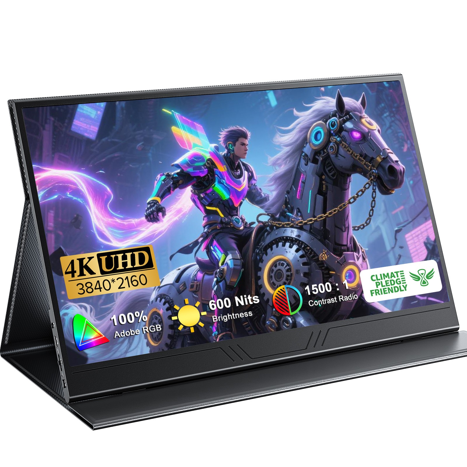 UPERFECT True 4K Portable Monitor 15.6" 3840*2160 UHD 100% Adobe RGB HDR Screen