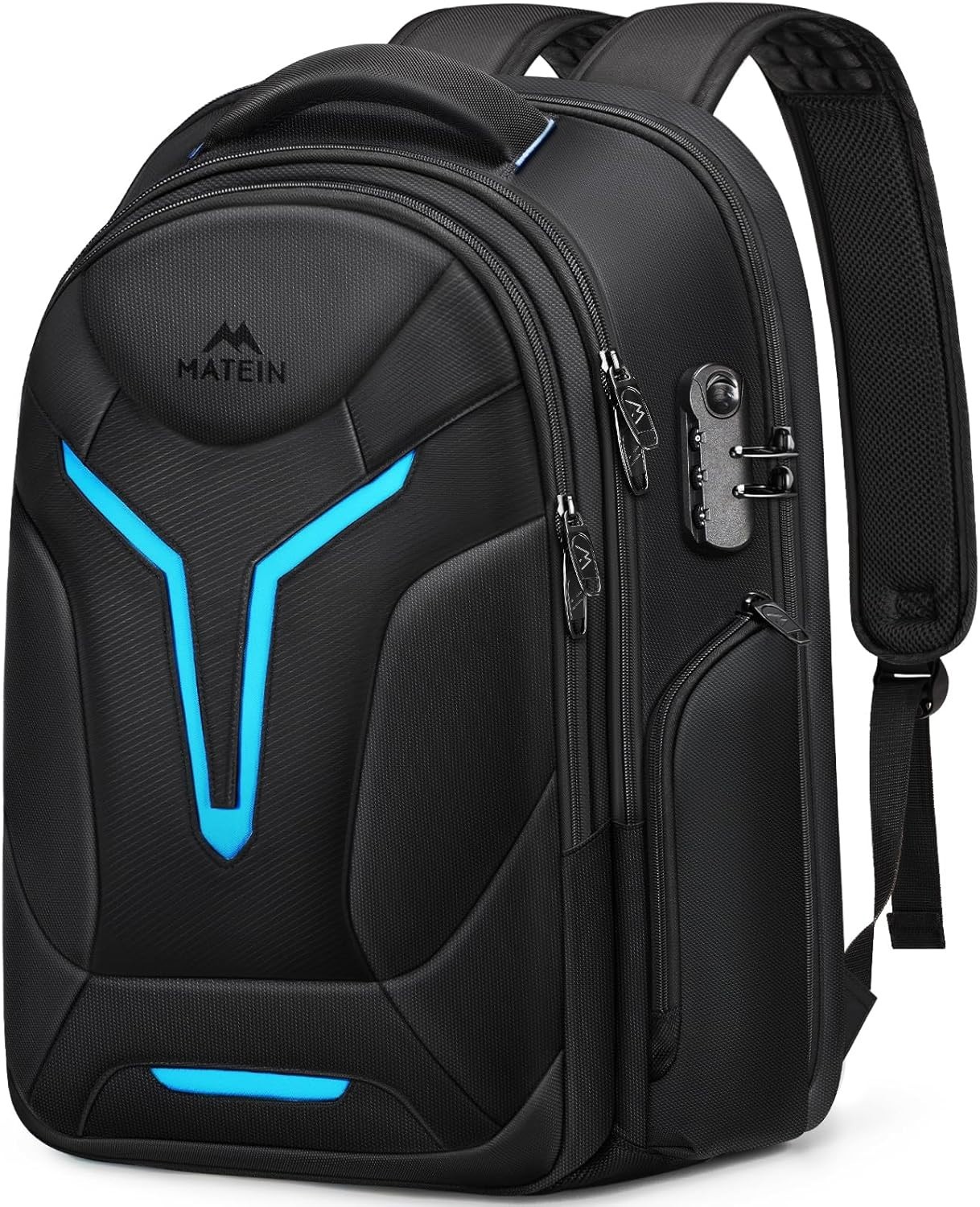 MATEIN 18 inch Gaming Backpack with Thick Padded Laptop 18.4 Inch, Black
