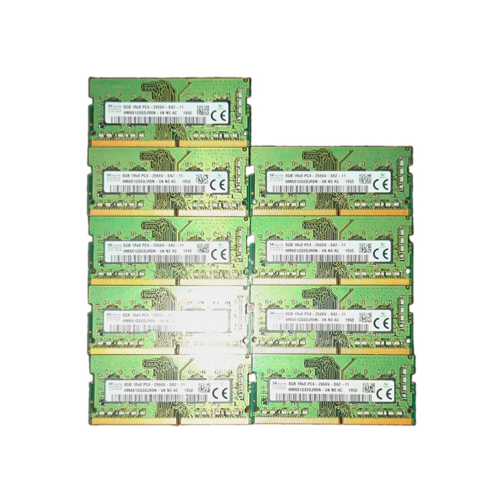 SK hynix 72GB (9x8GB) DDR4-2666 PC4 2666V-SA2-11 260-Pin SO-DIMM Laptop RAM