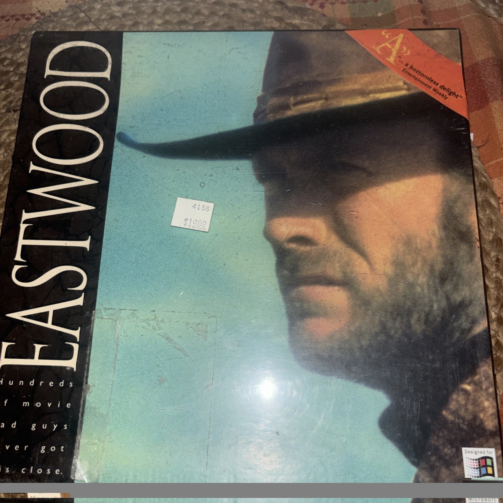 Vintage MS Windows 95 Clint Eastwood Collector Set New SEALED Rare Movie Game