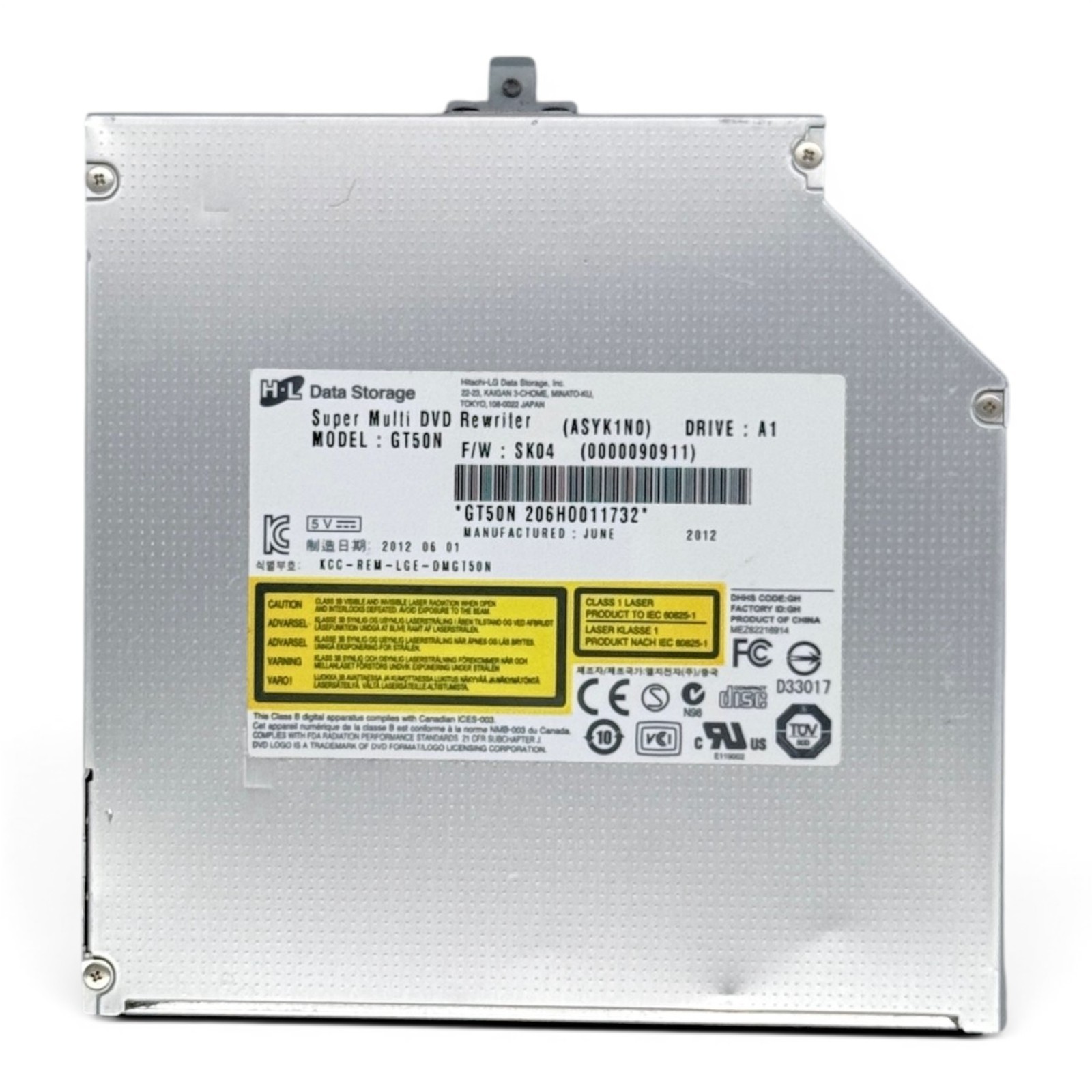 Sony VAIO SVE15 SVE151 GT50N DVD-RW SATA Optical Drive Super Multi OEM