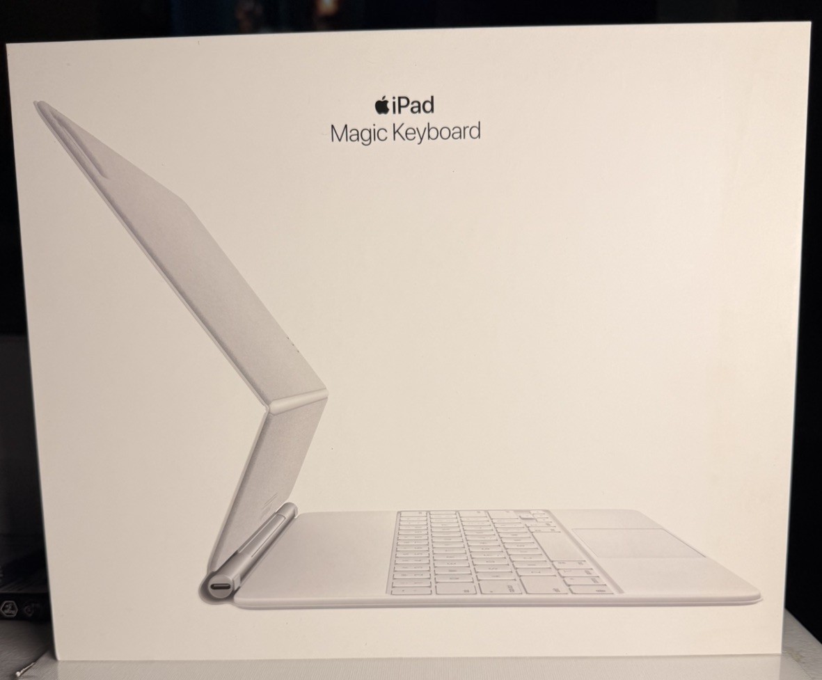 Apple iPad Magic Keyboard for iPad Pro 12.9” 3rd, 4th, 5th Gen (White) - New