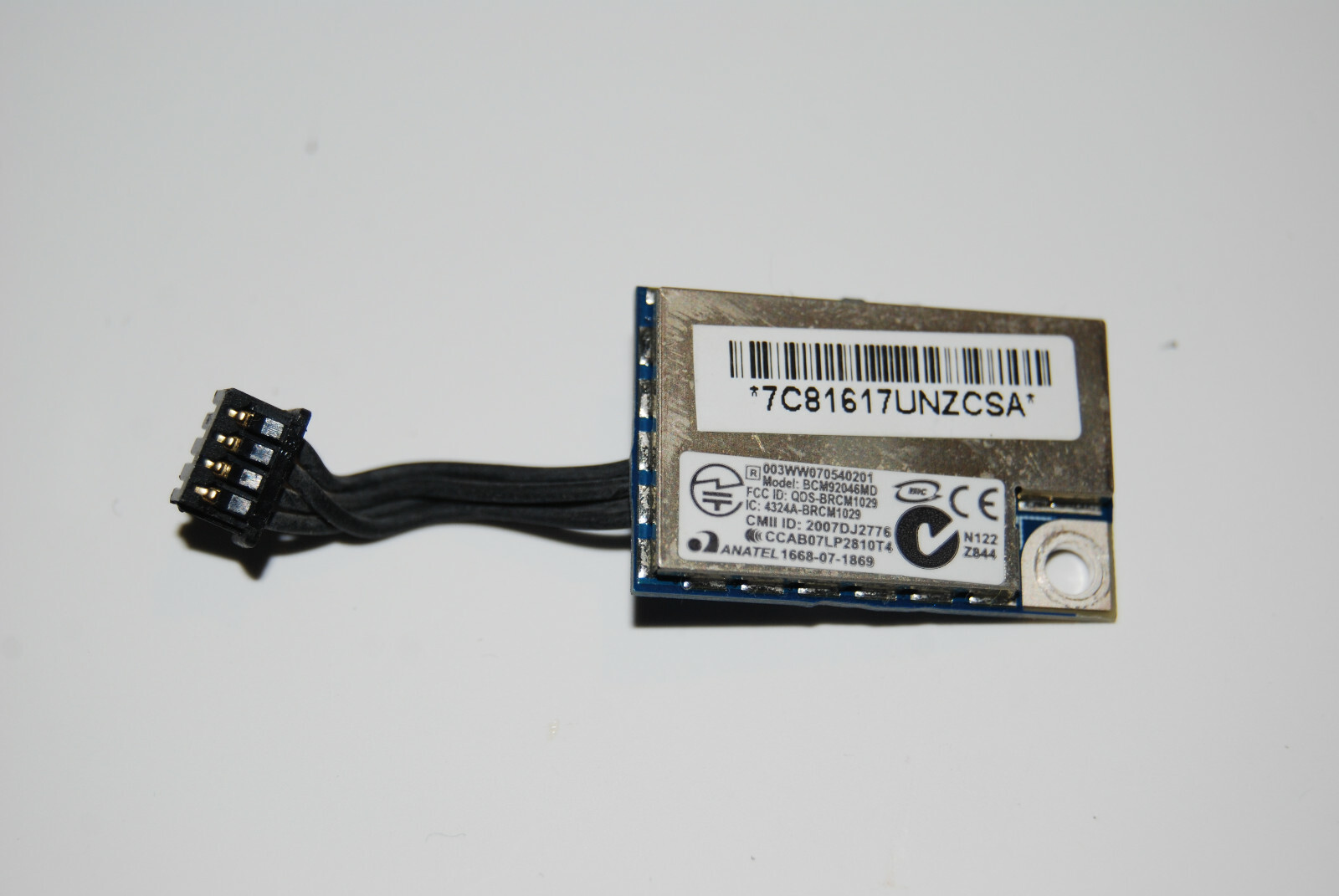 Apple/Broadcom BCM92046MD A1311,A1312 Bluetooth 200-115938-000CG 1668-07-1869