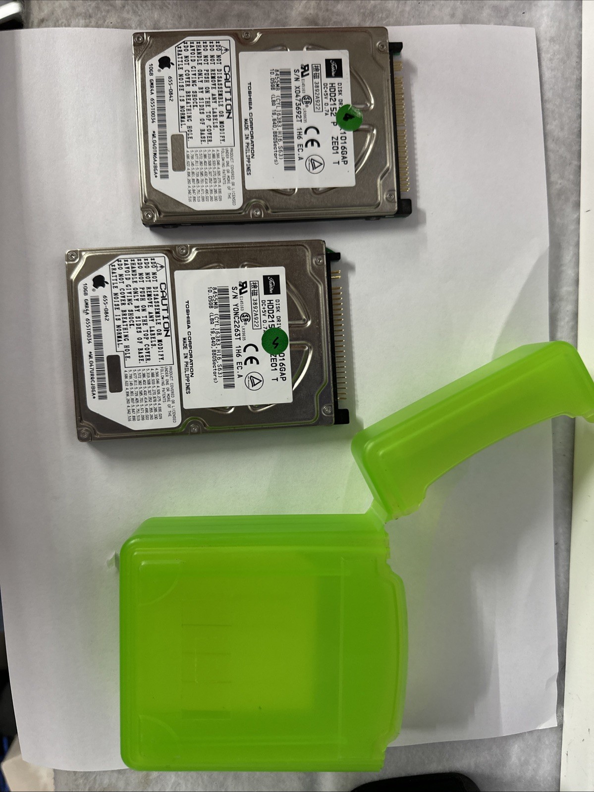 Toshiba MK1016GAP , HDD2152 Festplatte 10 GB