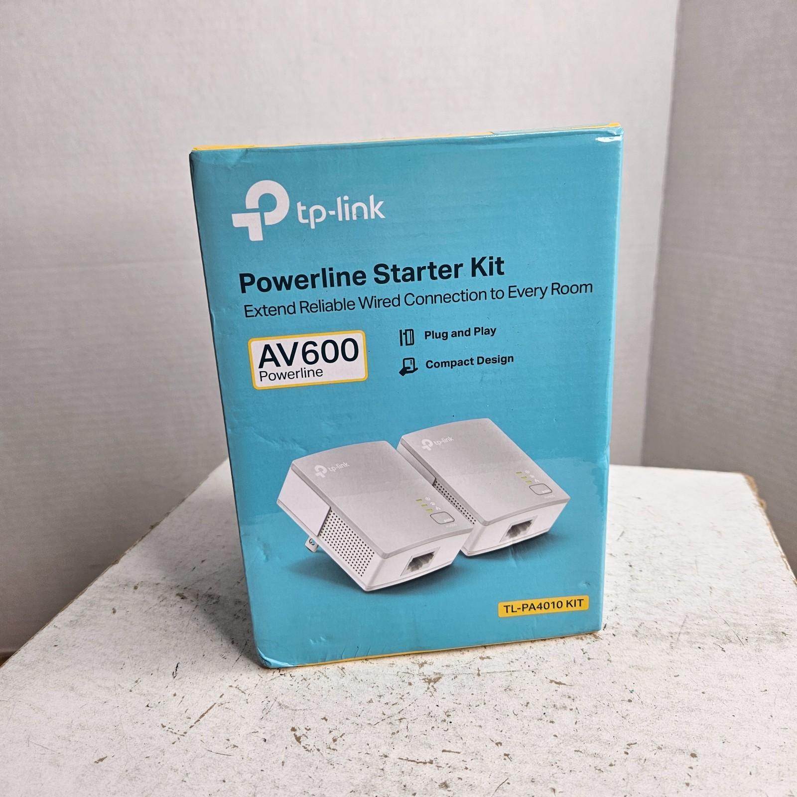 TP-Link AV600 Powerline Starter Kit White