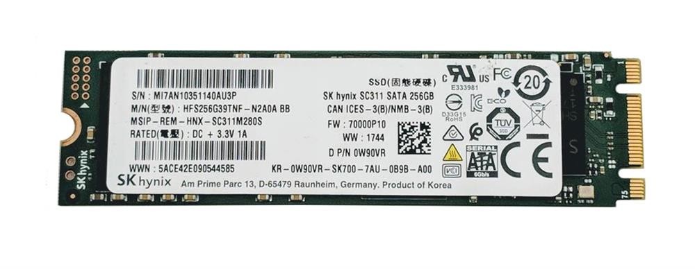 SK Hynix SC313 HFS256G39TNF-N3B0A 256GB M.2 2280 6Gbps MLC SATA SSD