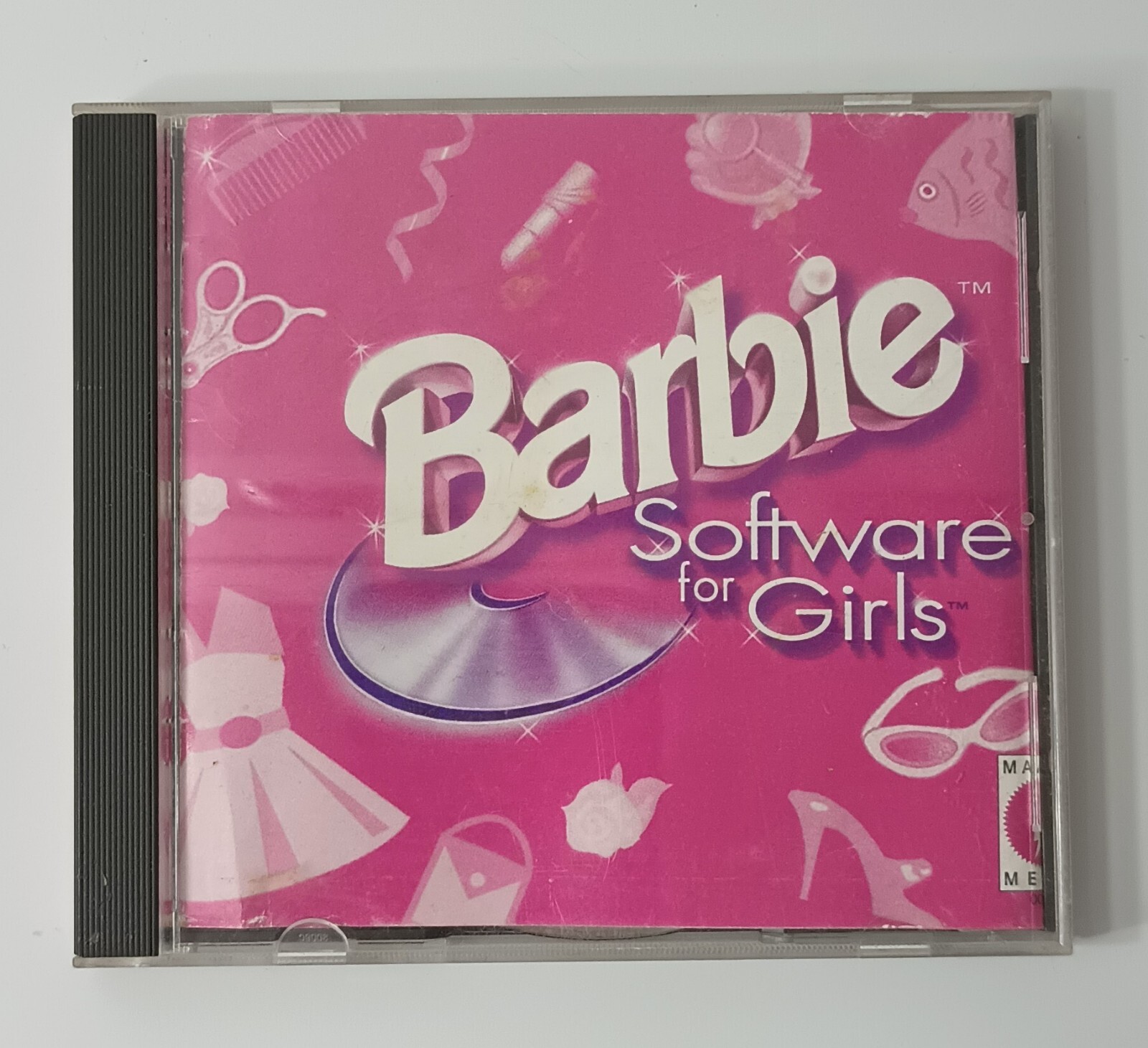 Vintage Barbie PC CD ROM Print Play 1997 USA Windows 95 3.1 Mattel 