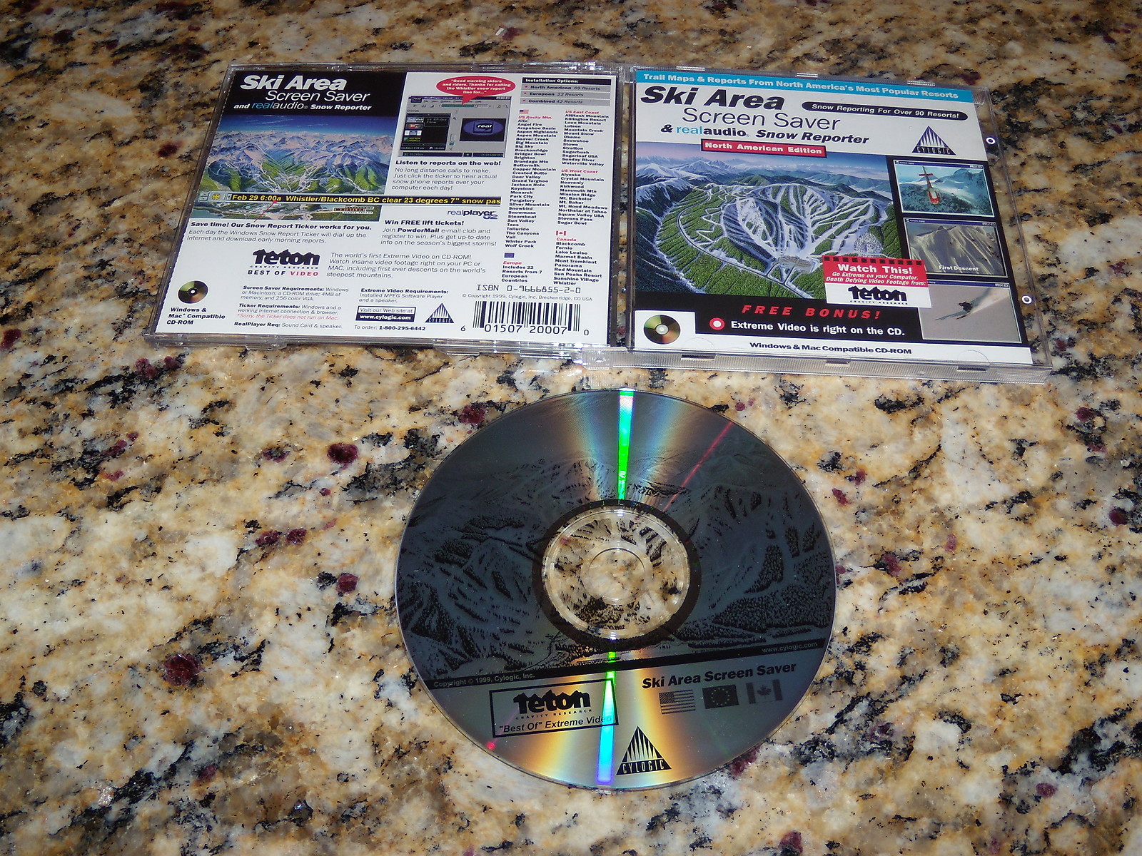Ski Area Screen Saver (PC, Program) Windows (Near Mint)