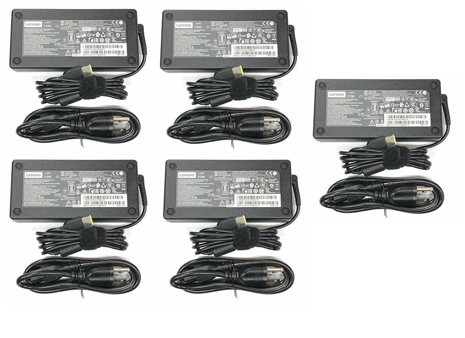 5pcs OEM Lenovo 170W 20V 8.5A AC Adapter ADL170NlC2A ADL170NDC2A 45N0560 45N0372