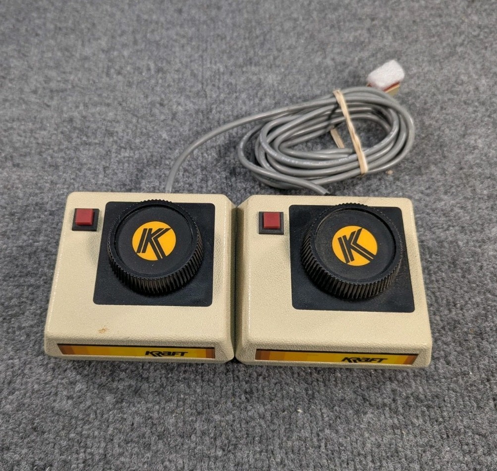 Vintage Kraft Apple II PC Paddles - Systems INC USA Computer Very Old