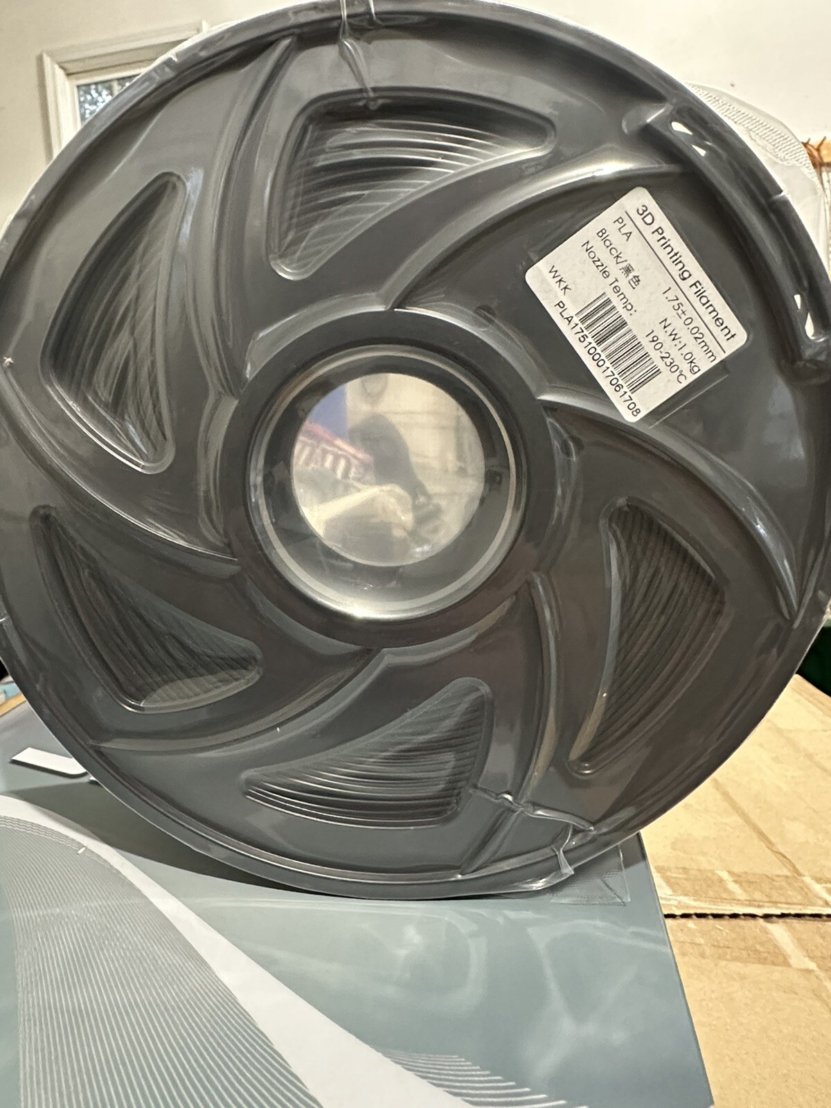 RoHs PLA  1.75 3D Printer Black Filament