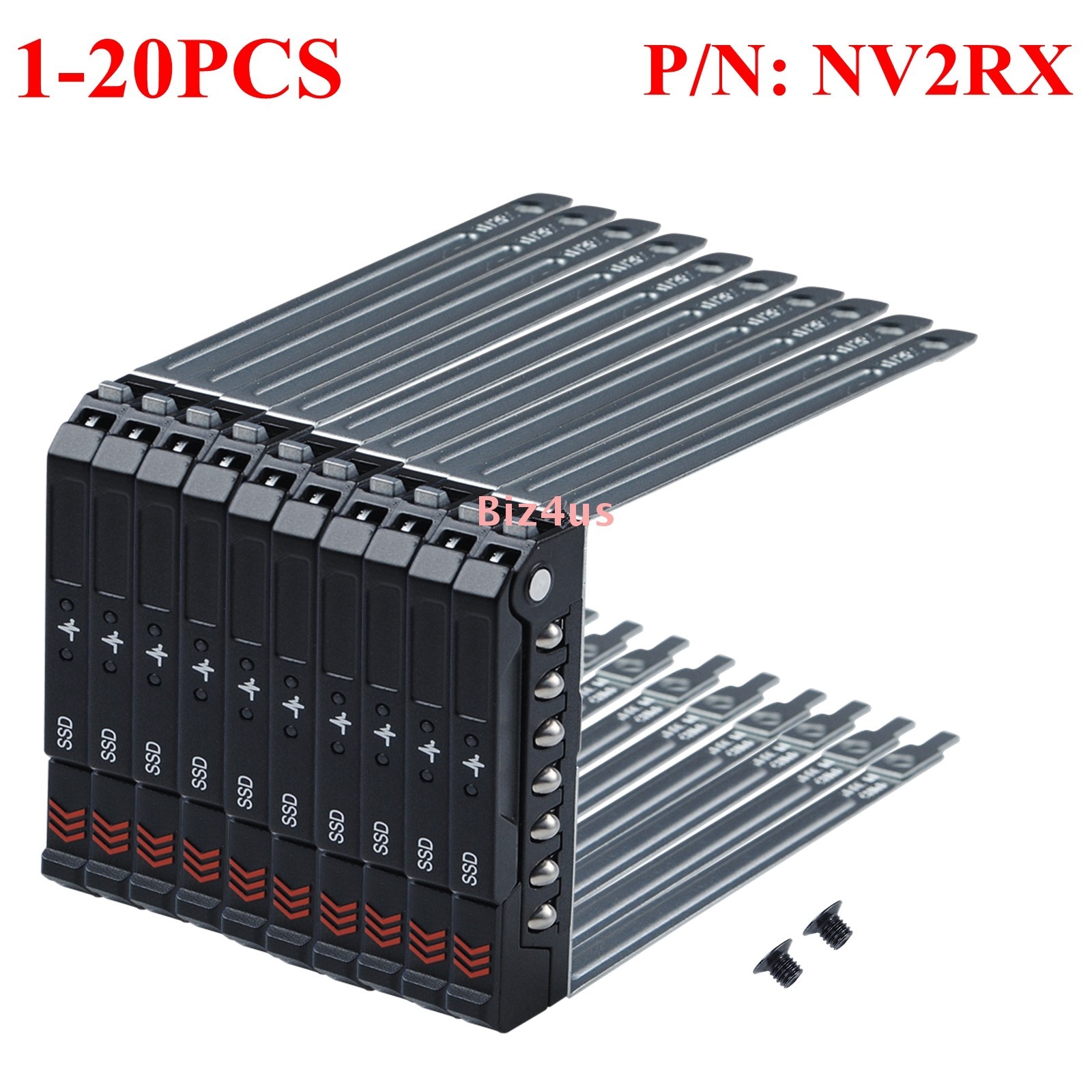 Lot For Dell EMC PowerEdge 16G 17G Server E3 E3.S NVME Drive Tray Caddy NV2RX US