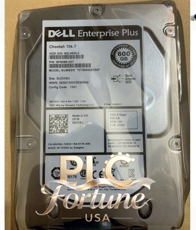 New DELL 00VX8J 0VX8J ST3600057SS 600GB 15K 3.5" 6GBPS SAS Hard Drive HDD