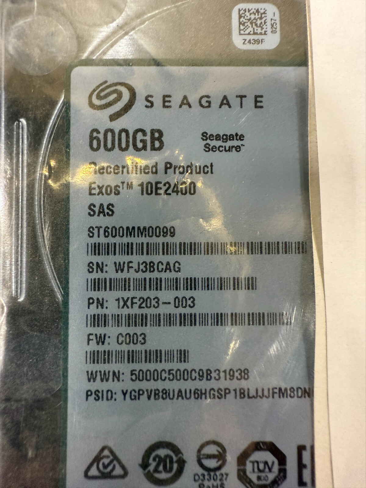 Seagate ST600MM0099 600 GB Exos 10E2400