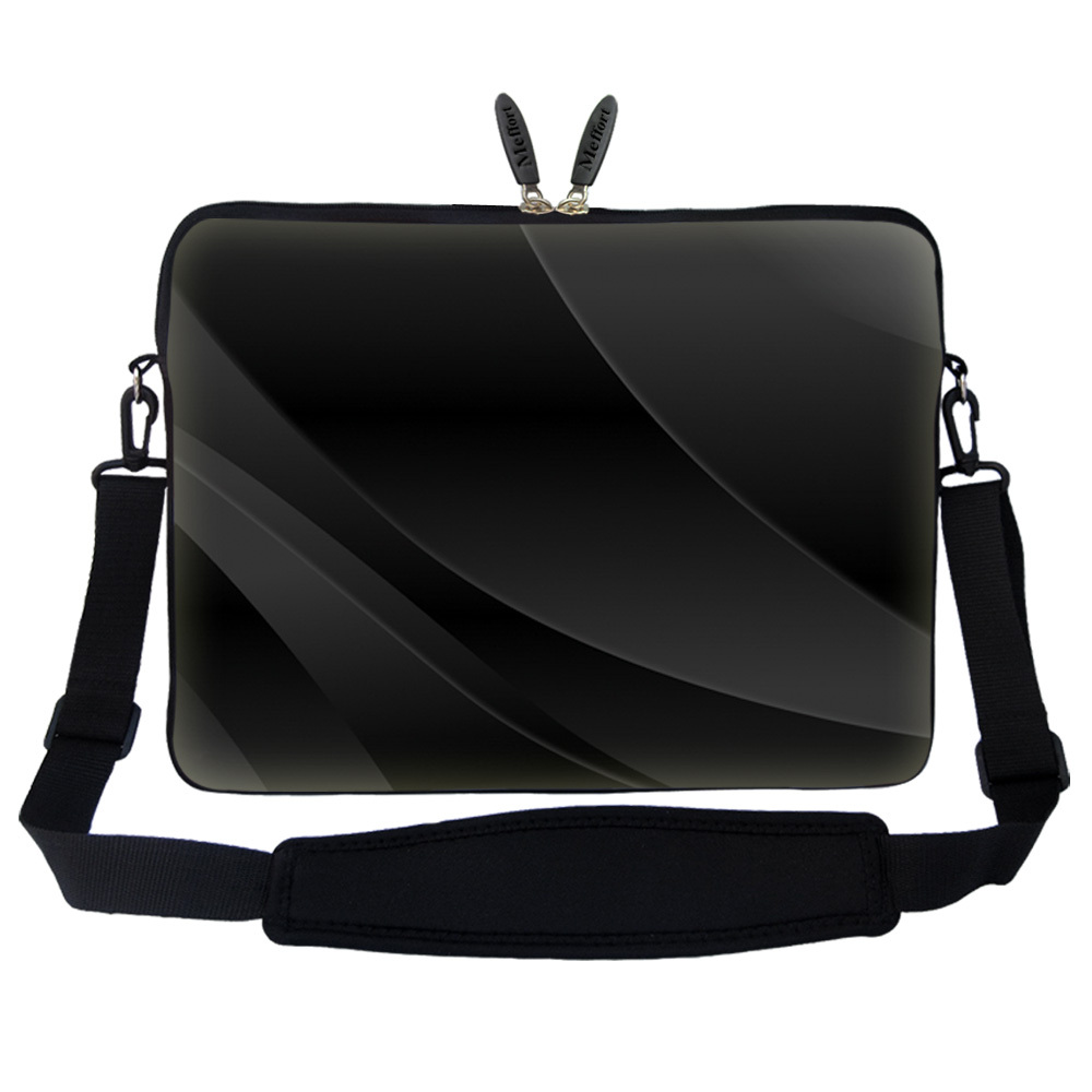 17 - 17.3" Laptop Computer Sleeve Case Bag w Hidden Handle & Shoulder Strap 1602